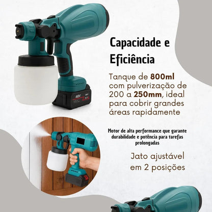 Pistola de pintura elétrica