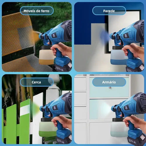 Pistola de pintura elétrica