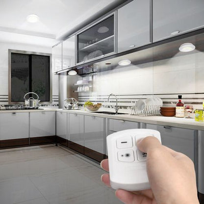 Conjunto de luzes led sem fios  com controle remoto (3 unidades)